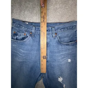 Levi's Women's Premium Denim 501 Jeans 28x30 Distressed Button Fly thumbnail 11