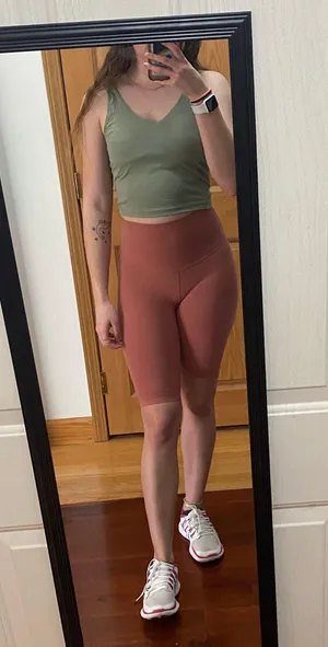 Lululemon align super pink high rise shorts thumbnail 1