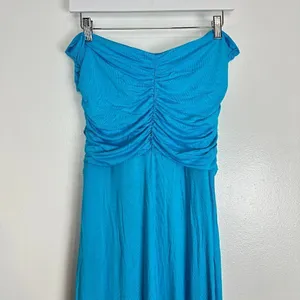 FREE PEOPLE Embrace Midi in Scuba Blue Size Large thumbnail 8