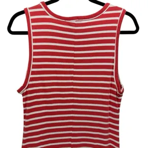 J. Crew Sleeveless Striped‎ High Low Cotton Maxi Dress Size Small Preppy Beachy thumbnail 8