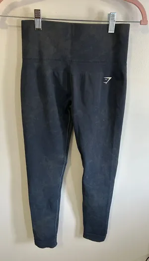 Gymshark Butt Shaping Leggings Blue Gray thumbnail 1
