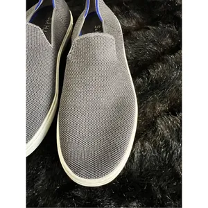 Rothy's The Original Slip On Sneaker Anchor Textile Blue grey Women’s US 8.5 thumbnail 2