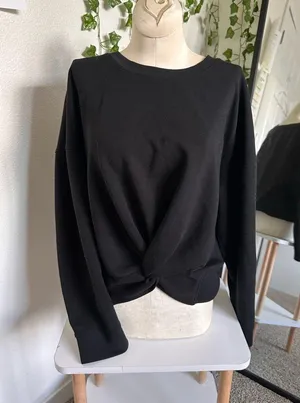 For The Republic sweatshirt with front knot size medium thumbnail 1