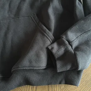 SKIMS COTTON FLEECE HOODIE, Black, Large, $80 thumbnail 7