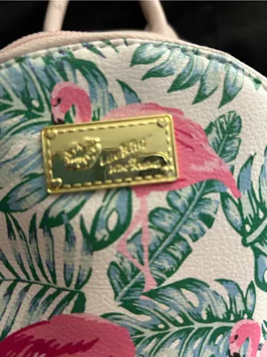 Betsey Johnson Pink Flamingo Print Mini Backpack thumbnail 7