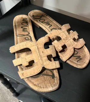 Sam Edelman Bay Slide Cork Sandals Size 9 thumbnail 1