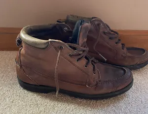 American Eagle Dakota 90s Brown Leather Boots thumbnail 1