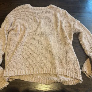 Aerie Pale Pink Knit Crew Neck Sweater small thumbnail 3