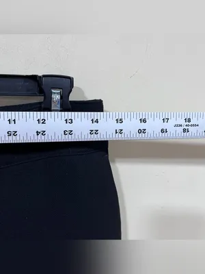 Sezane High Waist Straight Leg Wool Blend Pants Trousers-Black-Size 38 (US 6) thumbnail 3