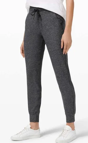 Lululemon Heathered Black Ready to Rulu Joggers Sweatpants Size 6 thumbnail 1