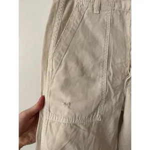 Amo 28 Army Wide Leg Trousers in Bone White thumbnail 6