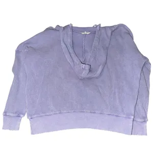 FP Movement Free People Women’s XS Purple Lilac Waffle Knit Hoodie Simple Hoodie thumbnail 4