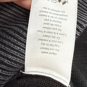 Rag & Bone Eyelet Knit Top Long Sleeve Cotton Blend Sweater Black Large‎ thumbnail 6