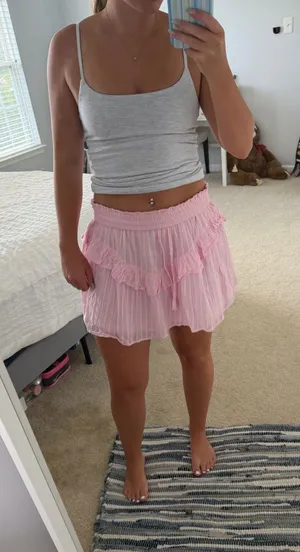 Pink Frilly Skirt thumbnail 1
