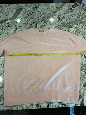 J.Crew 100% Cashmere Crewneck Sweater Pink Size M thumbnail 4