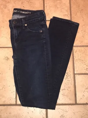 Citizens of Humanity Blue Sleek Classic Dark Wash thumbnail 1