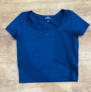 Hollister Blue Square Neck Top thumbnail 1