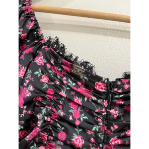 For Love & Lemons Melrose Floral‎ Mini Dress Puff Sleeve XXS Cottagecore thumbnail 8