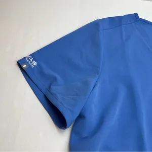 FIGS Catarina One Pocket Womens Scrub Top‎ Ceil Blue Shirt XXL NEW *EMBROIDERED thumbnail 5