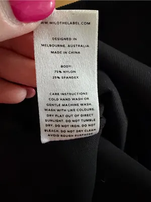 WILO Melbourne Australia Black High Neck Ribbed Tank Top thumbnail 4