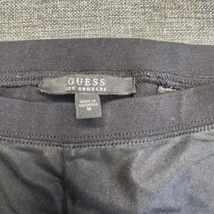 Guess Los Angeles Black Faux Leather Moto Leggings Zippers Womens M‎ thumbnail 5