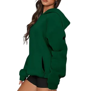 NWT ~ Women's Plus Size Green Hoodie Athletic Activewear Hooded Sweatshirt ~ 3X thumbnail 4