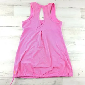 Lucy Tech Racerback Tank Top Women’s Small Pink Keyhole Back Athletic Workout thumbnail 2