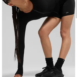 Alo Unisex Scrunch Sock In Black thumbnail 3