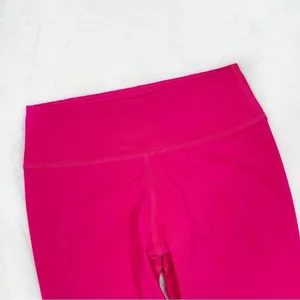 Aerie Mid Rise Ankle Length Leggings Bright Berry Pink XS‎ thumbnail 5