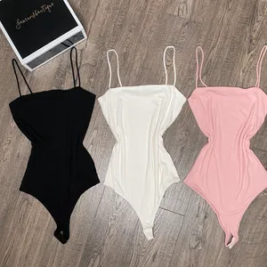 Samunsboutique RIBBED MAUVE PINK BODYSUIT thumbnail 3