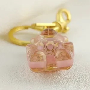 Coach Resin Gummy Bear Bag Charm Gold and Pink. Perfect for Coach Collectors! thumbnail 6