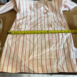 NWT ASOS DESIGN x MILLIE halter neck‎ blazer mini dress in stripe print White thumbnail 14