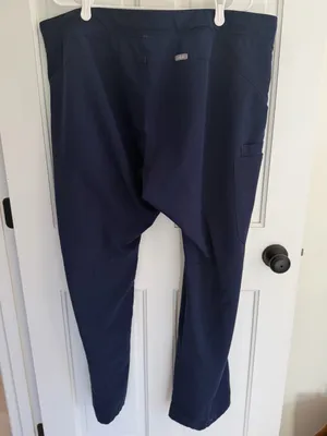 FIGS Technical Collection Women’s XXL Tall Navy Cargo Scrub Pants thumbnail 3