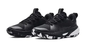 Women’s Under Armour UA HOVR Ascent Basketball Shoes 9 Black White 3025680 001 thumbnail 1