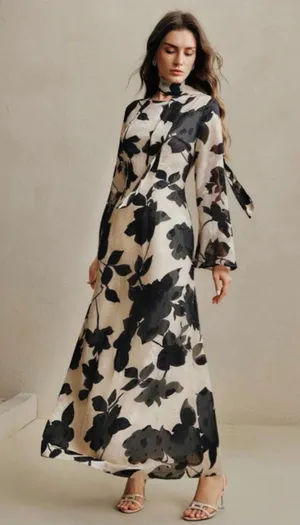 Anewsta New Floral Maxi Dress thumbnail 1