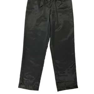 Lulus Women's Pants Small‎ Black Straight Leg Built In Belt Workwear thumbnail 3