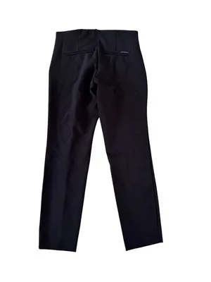 MAC Black Pleated Dress Ankle Pants Size Medium thumbnail 4