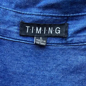 Timing Short Sleeveless Denim Swing Dress with 2 front pockets thumbnail 2