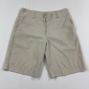Nike Golf Shorts Womens 4 Beige Bermuda Dri-FIT Performance Stretch Casual thumbnail 1