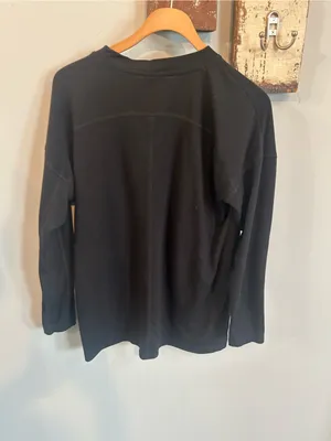 Gymshark Power Long Sleeve T-Shirt in Black thumbnail 3