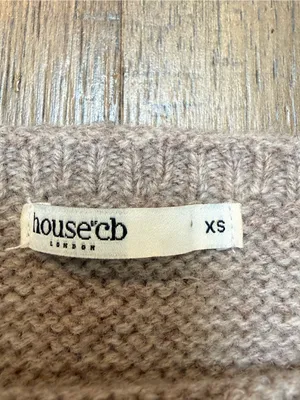 How of CB Adhara Wool Bralette Top Bra Taupe size‎ XS thumbnail 4