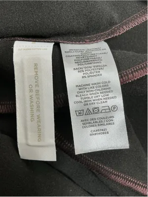 Womans Excellent Loft Faux Leather Pants XL. Down Pullon Elastic Waist thumbnail 4