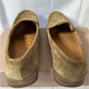SARTO Franco Sarto Women's A. Gina Moc Toe Classic Loafer Tan Suede Sz 6M thumbnail 9