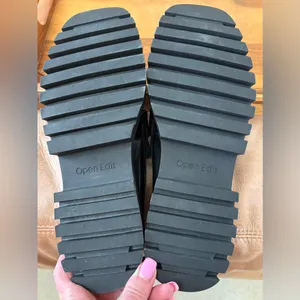 OPEN EDIT Black Slip On Shoes thumbnail 5