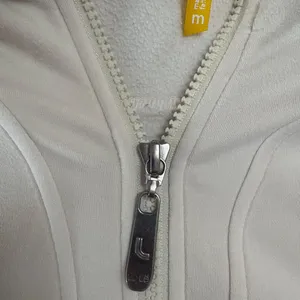 Lole Cream Zip-Up Hoodie‎ Size Medium EUC thumbnail 3