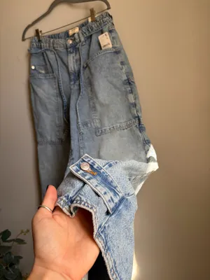 Free People CRVY Outlaw Wide Leg Jeans thumbnail 5