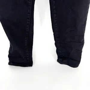 J. Crew Black‎ Denim Bib Overalls Size XXS thumbnail 5