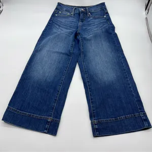Banana Republic Factory Women's Dark Blue Cropped Jeans thumbnail 5