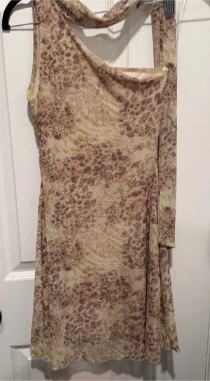 NWT See You Monday Mesh Floral Dress XS Whimsigoth Y2K thumbnail 1