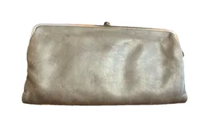Stunning Hobo International Lauren Clutch Walle GRAY thumbnail 1